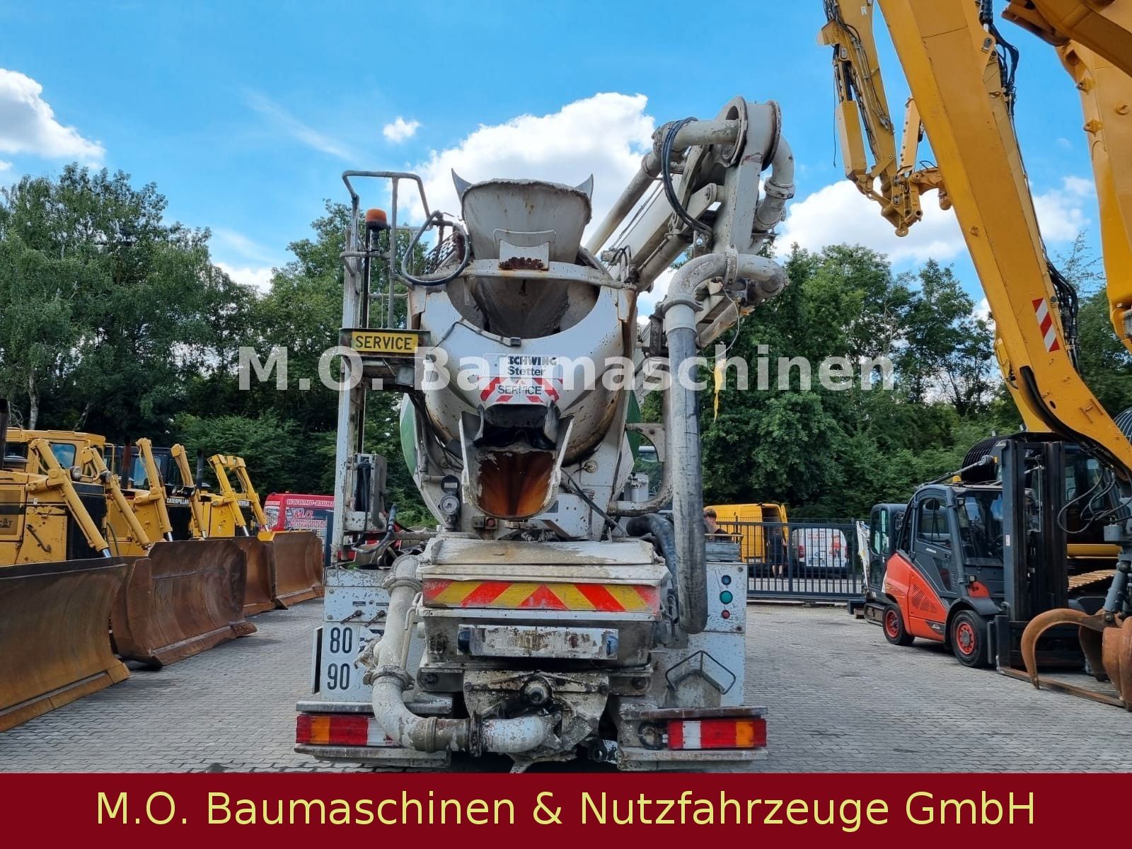 Fahrzeugabbildung Mercedes-Benz Actros 3241 Betonmischer+ Schwing Setter Pumpe