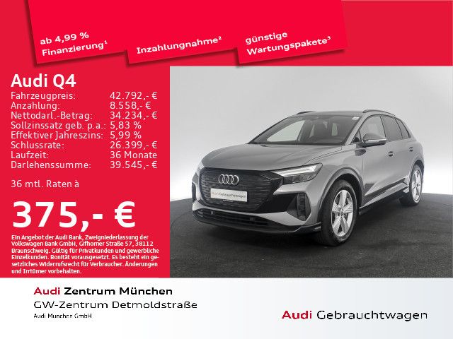 Audi Q4 50 e-tron qu. S line AHK/Virtual/Navi+