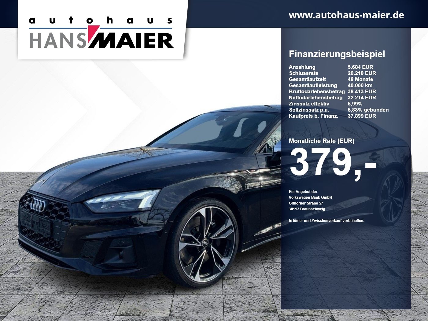 Audi S5 Sportback TDI qu. Aut. Navi Matrix AreaView