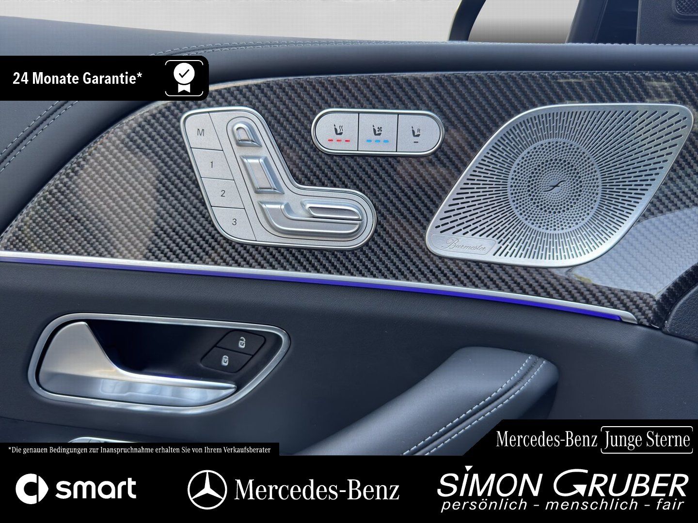 Fahrzeugabbildung Mercedes-Benz GLS 63 4M AMG Night Carbon Standhzg. 23 Zoll