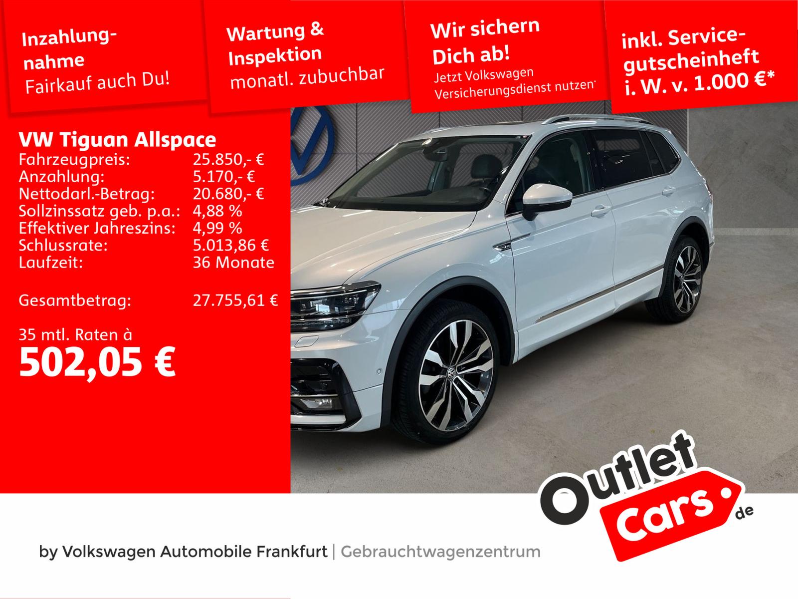 Volkswagen Tiguan Allspace 2.0 TDI DSG Highline 4Motion AHK