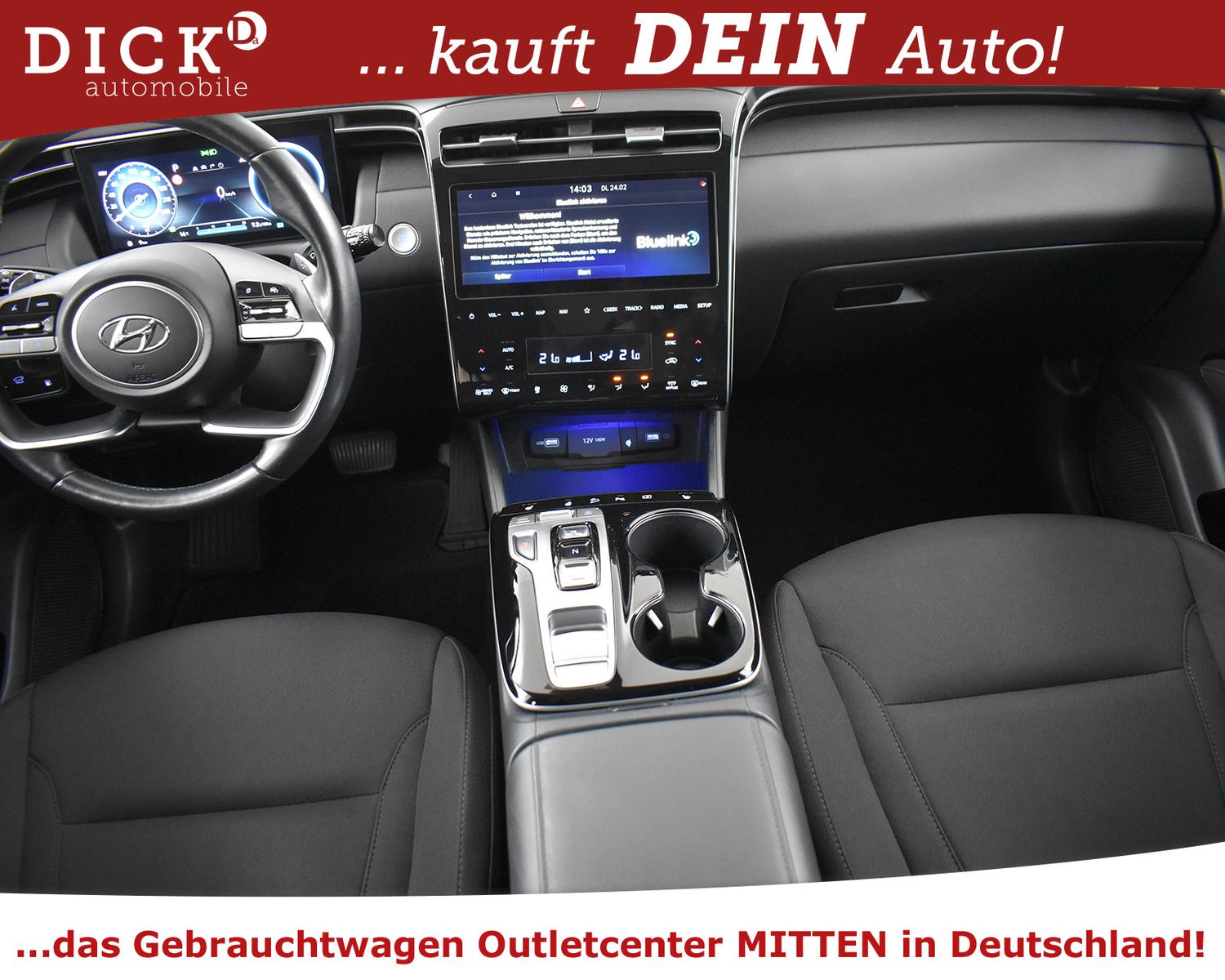 HYUNDAI Tucson 1.6 Hyb 4WD Trend PANO+KAM+LED+ACC+AHK+19 - Image 8