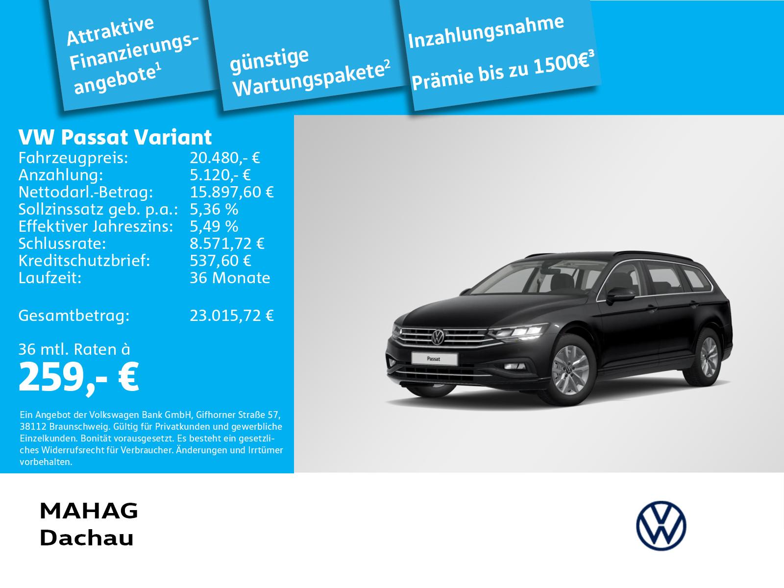 Volkswagen Passat Variant Business 2.0 TDI LED Navi AHK Par