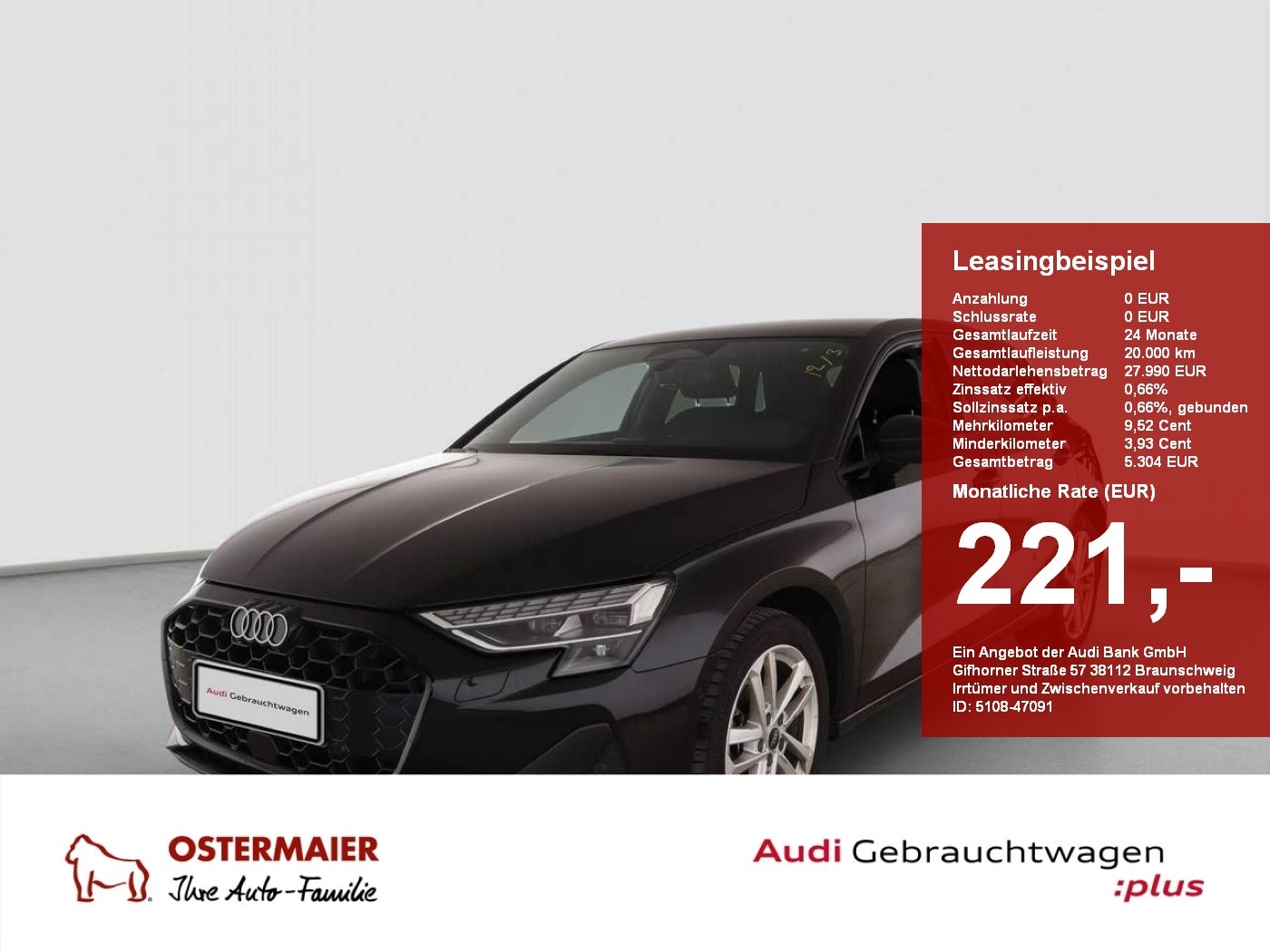 Audi A3 Sportback ADVANCED TFSI 150PS LED.R-KAMERA.VI