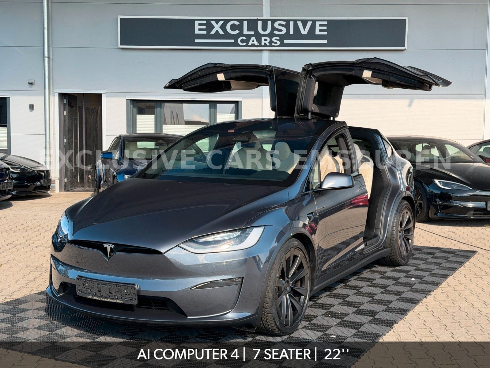 Tesla MODEL X PALLADIUM | AUTOPILOT 4 AI | 7 SEATER