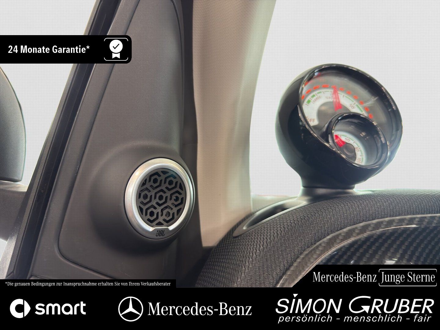 Fahrzeugabbildung Smart fortwo EQ Cabrio Pulse Exclusive JBL Carbon Wint