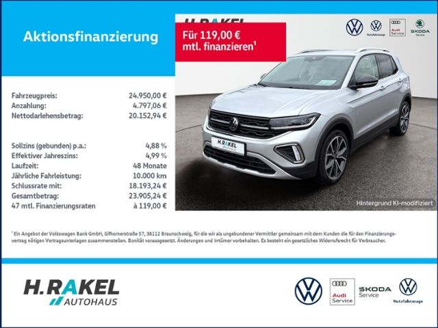 T-Cross Style 1.0 TSI 85kW DSG *NAVI*SHZ*AHK