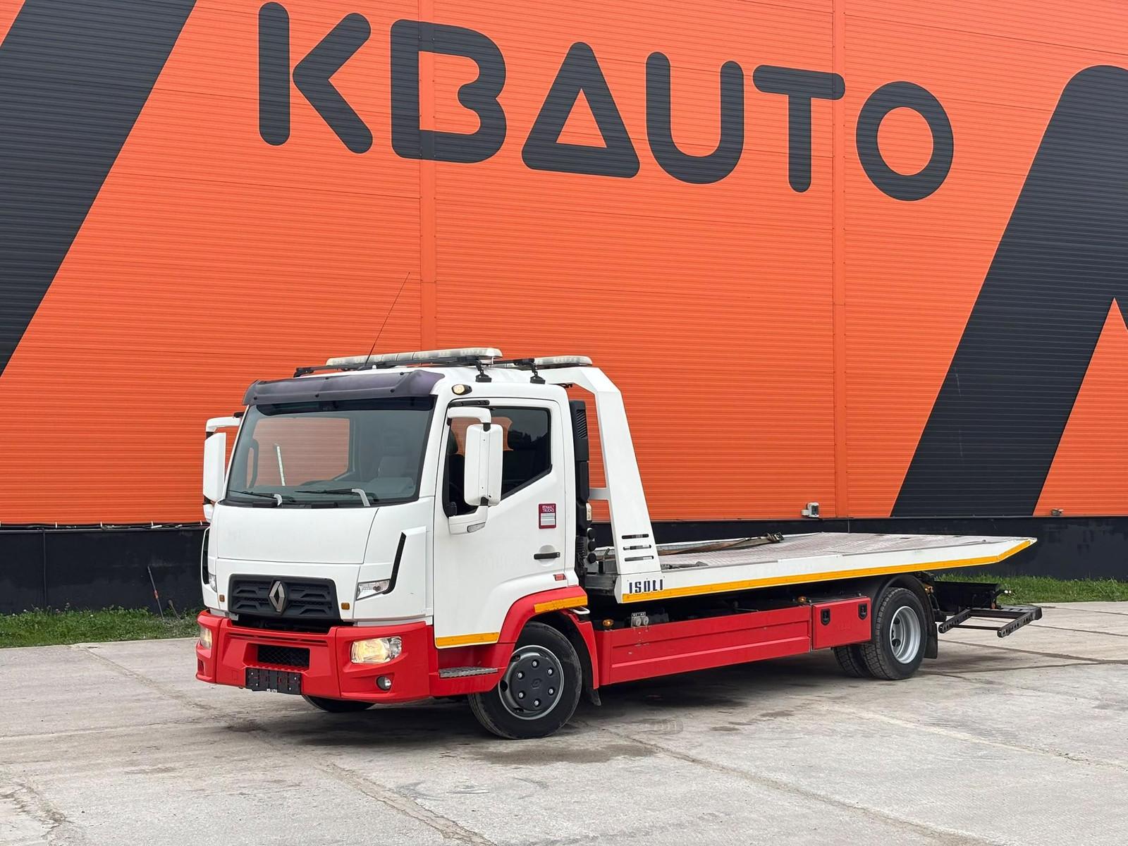 Renault D 7.5 4x2 ISOLI TRANSPORTER 2 / PLATFORM L=5520 
