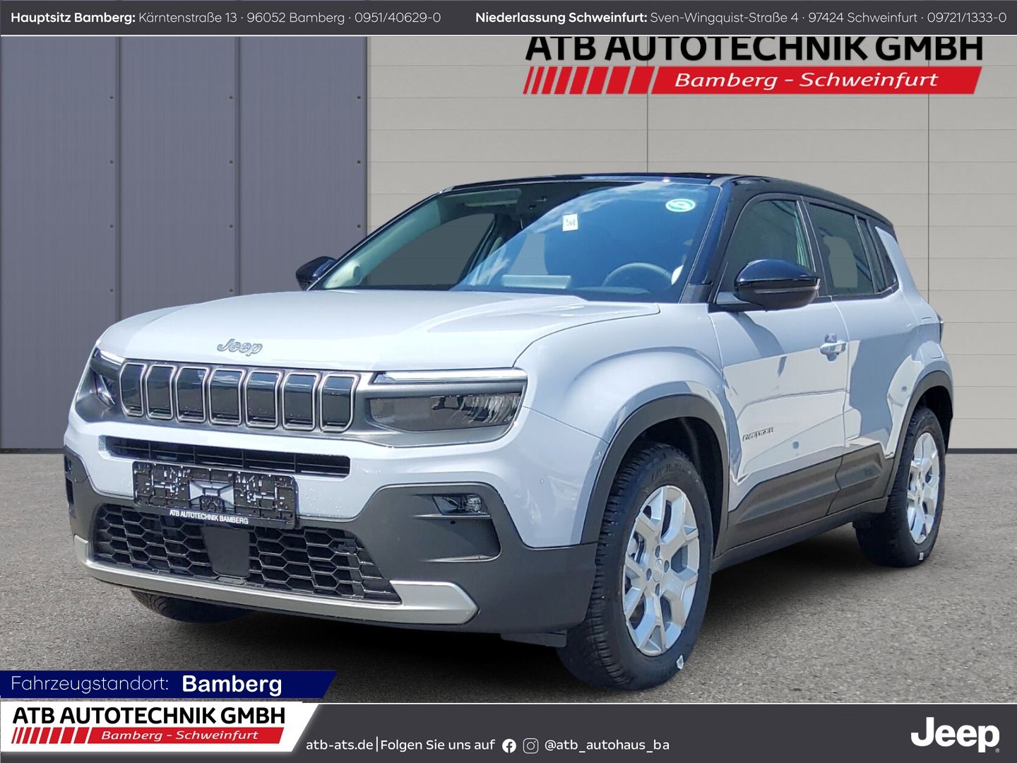 Fahrzeugabbildung Jeep Avenger Elektro Altitude, Wärmepumpe, SHZ, PDC,