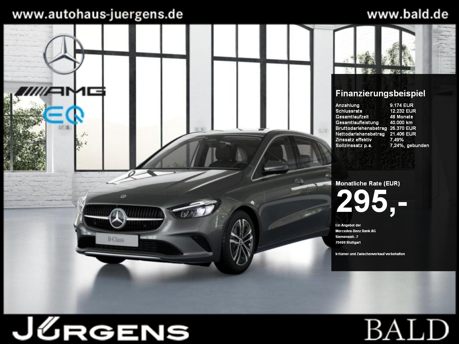 Mercedes-Benz B 200 Progressive/LED/Cam/Memo/Distr/SHZ/Winter