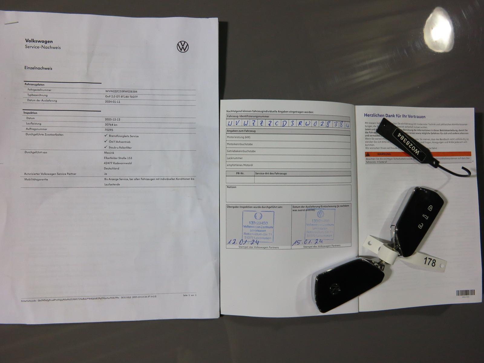 Volkswagen Golf VIII GTI 2.0 TSI OPF DSG7 Navi ACC DAB LM18, миниатюра 21