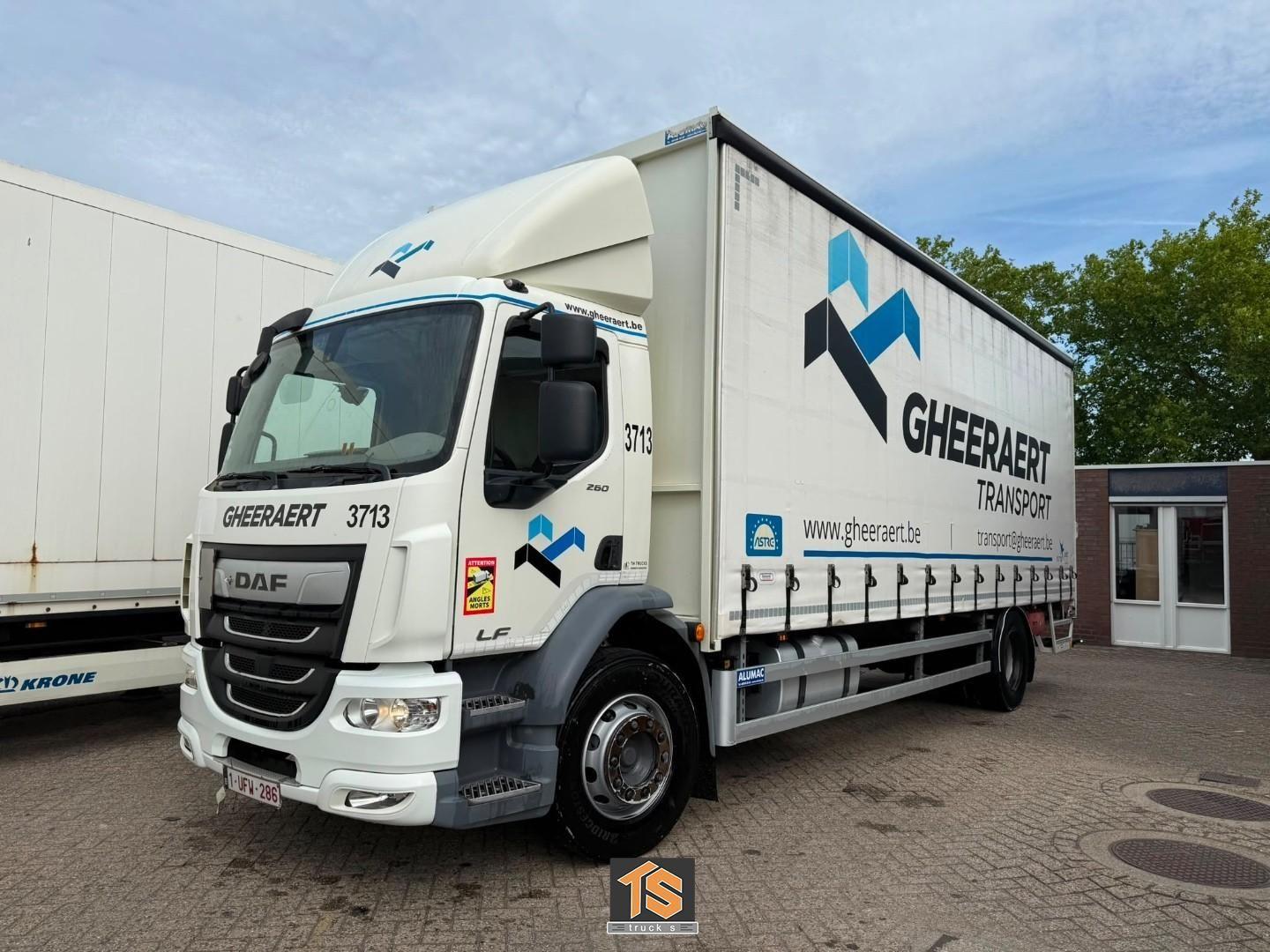 DAF LF 260 19 TON - SCHUIFZEIL/GARDINEN/CURTAIN - KE