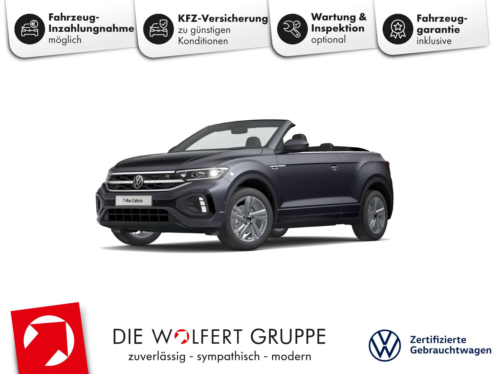 Volkswagen T-Roc Cabriolet R-Line 1.5 TSI DSG AHK RFK KEYLE