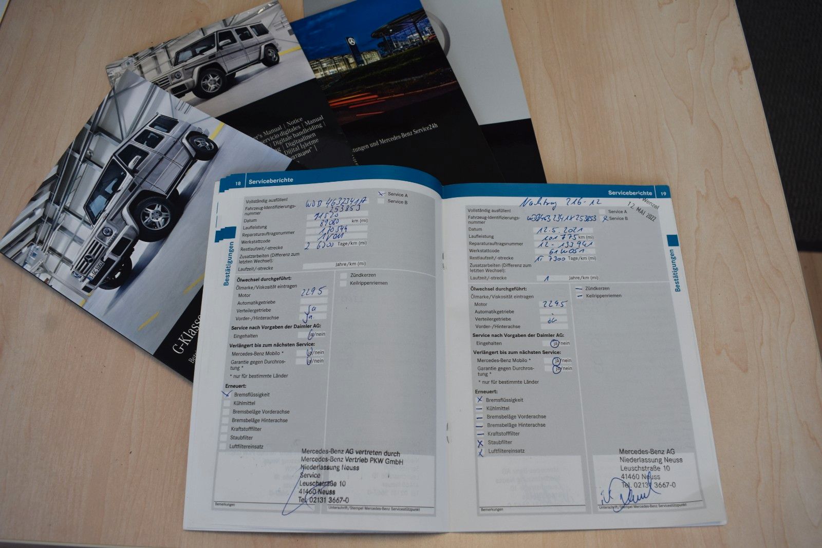 Fahrzeugabbildung Mercedes-Benz G 500 V8 1.HAND/AHK/SD/LEDER/KAMERA/TOTWINKEL