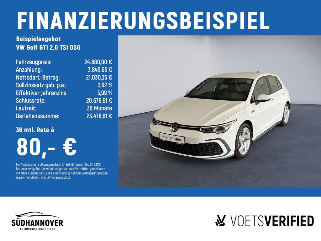 Golf GTI 2.0 TSI DSG LED+RearView+SHZ