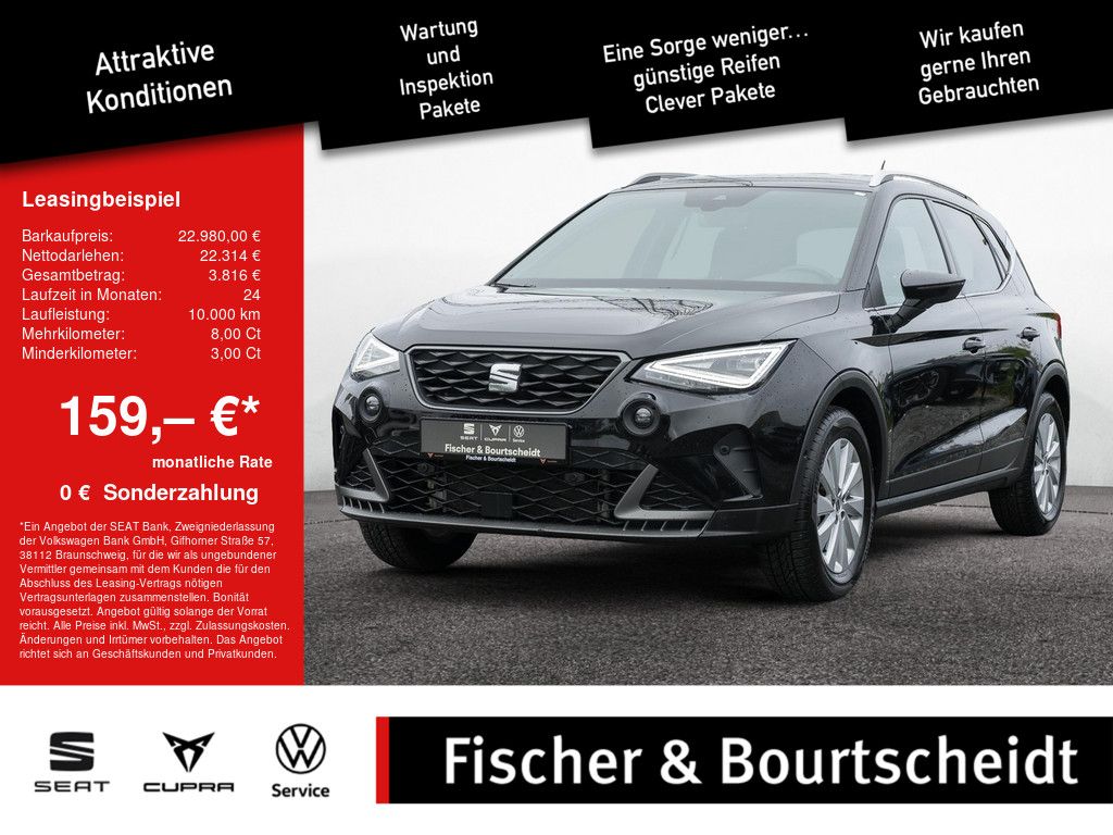 Seat Arona 1.0 TSI FR LED KLIMA PDC SHZ NAVI KAMERA