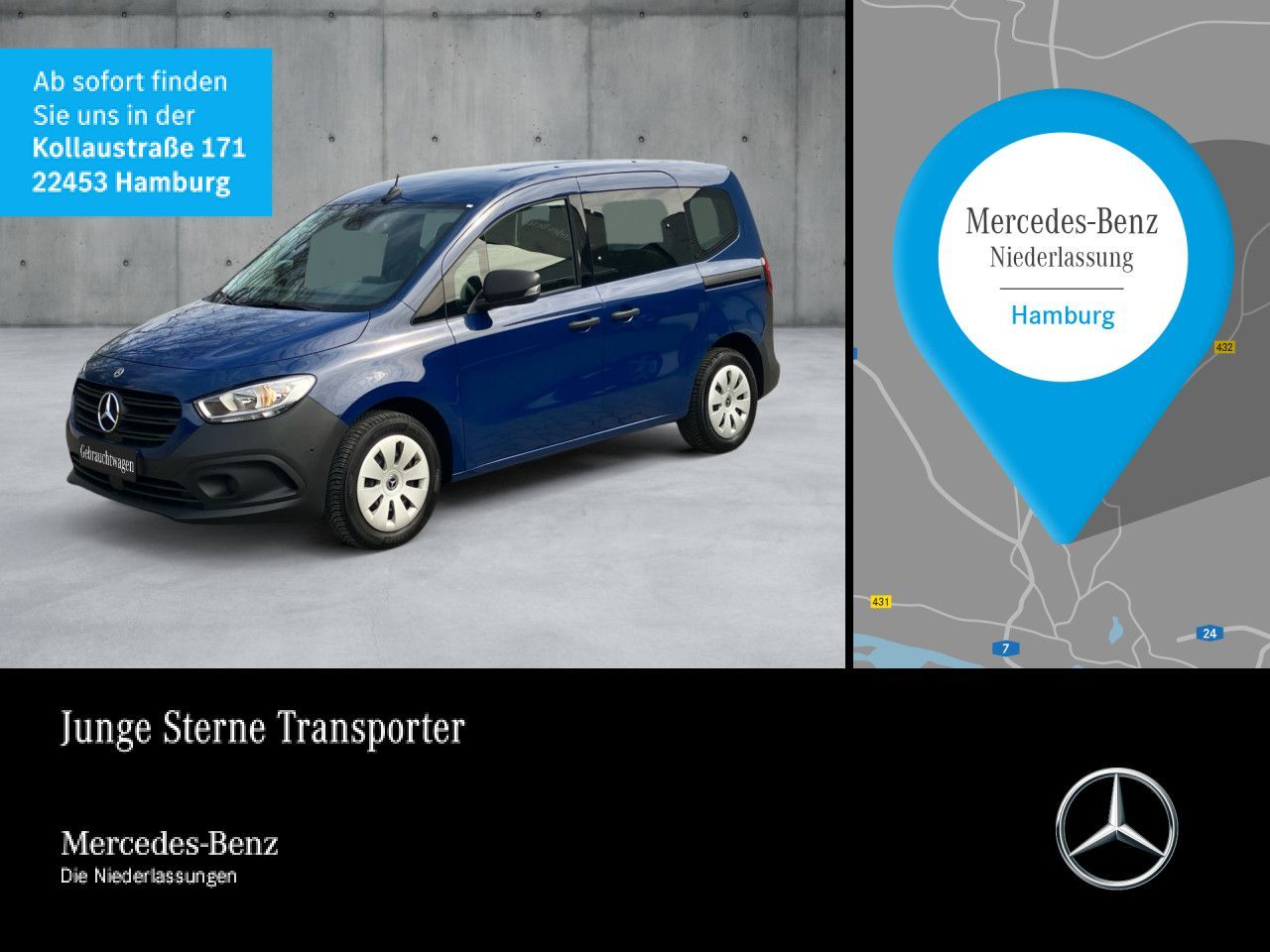 MERCEDES-BENZ Citan 113 Tourer BASE AHK+Klima+Kamera+SpurAss