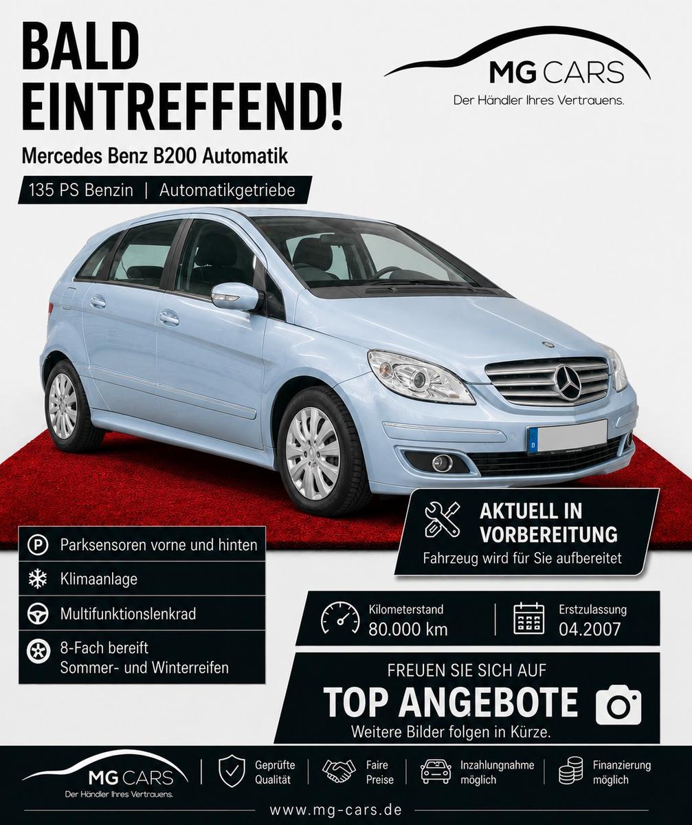 Mercedes-Benz B 200~Automatik~79TKM~PDC~Klima~8-Fach~Tüv Neu!