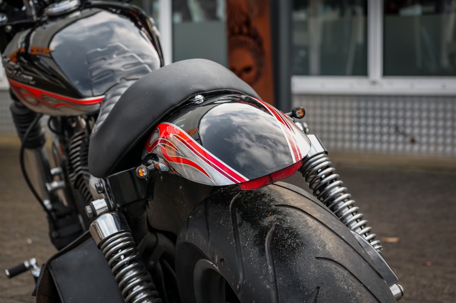 Fahrzeugabbildung Harley-Davidson XL1200L Cafe Racer Umbau -BSL 200er  Heckumbau--