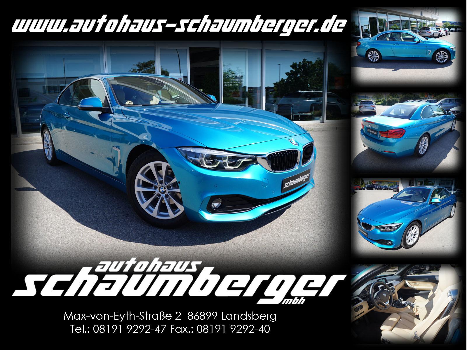 BMW 420i Cabrio * Navi * Leder * AHK * HUD * 1.Hd.