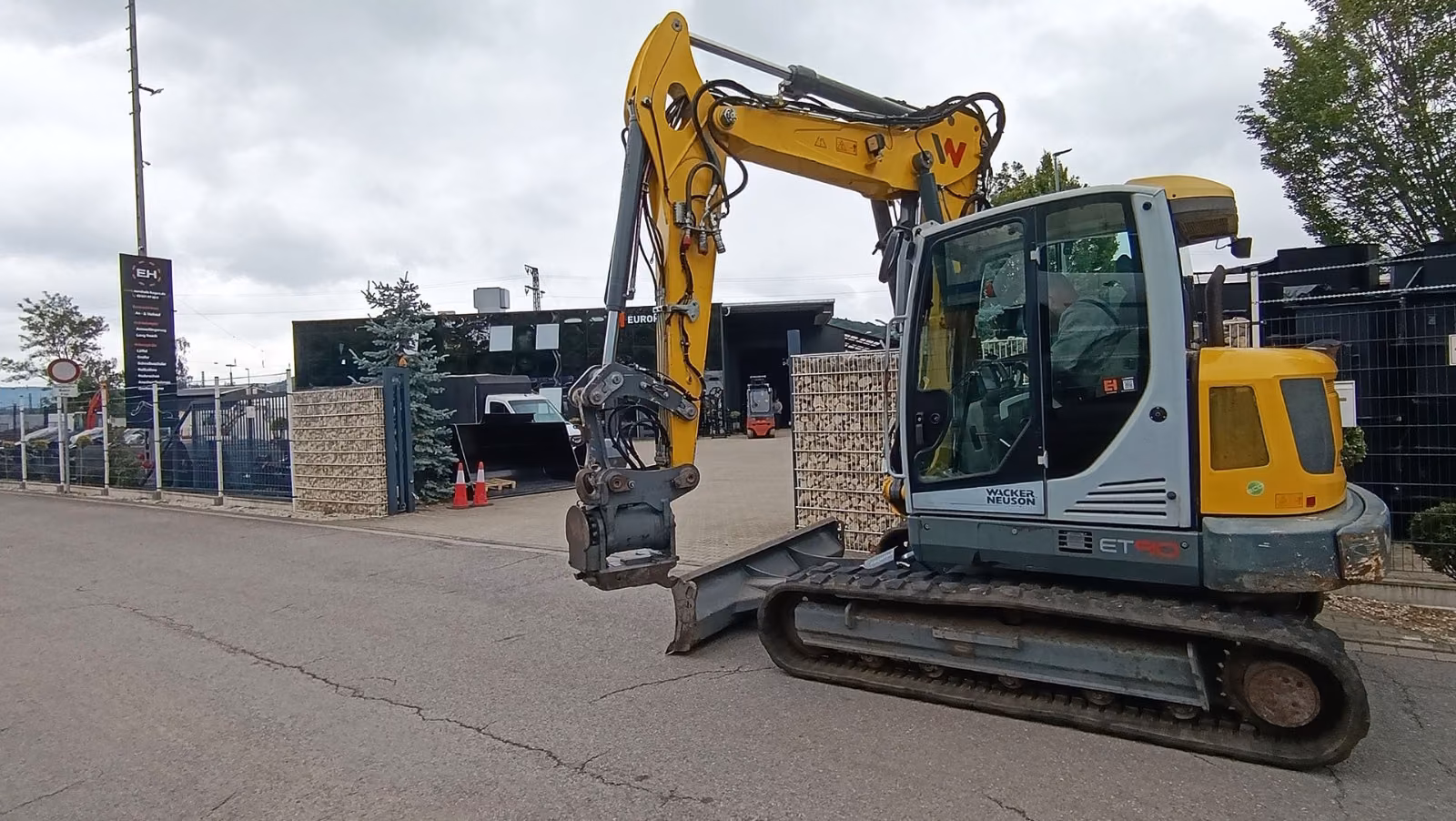 Wacker ET 90 Powertilt MS08 Hydr Hamm Greif Leitug Klim