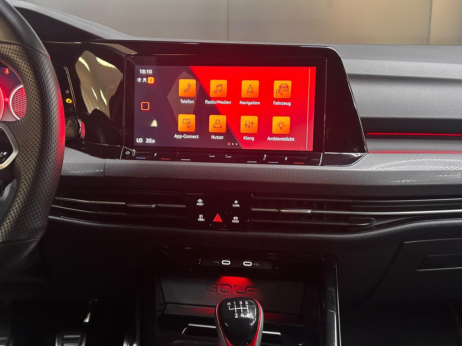 Volkswagen Golf VIII GTI 2,0 TSI LED+SHZ+CARPLAY+DAB+TEMP+, миниатюра 20