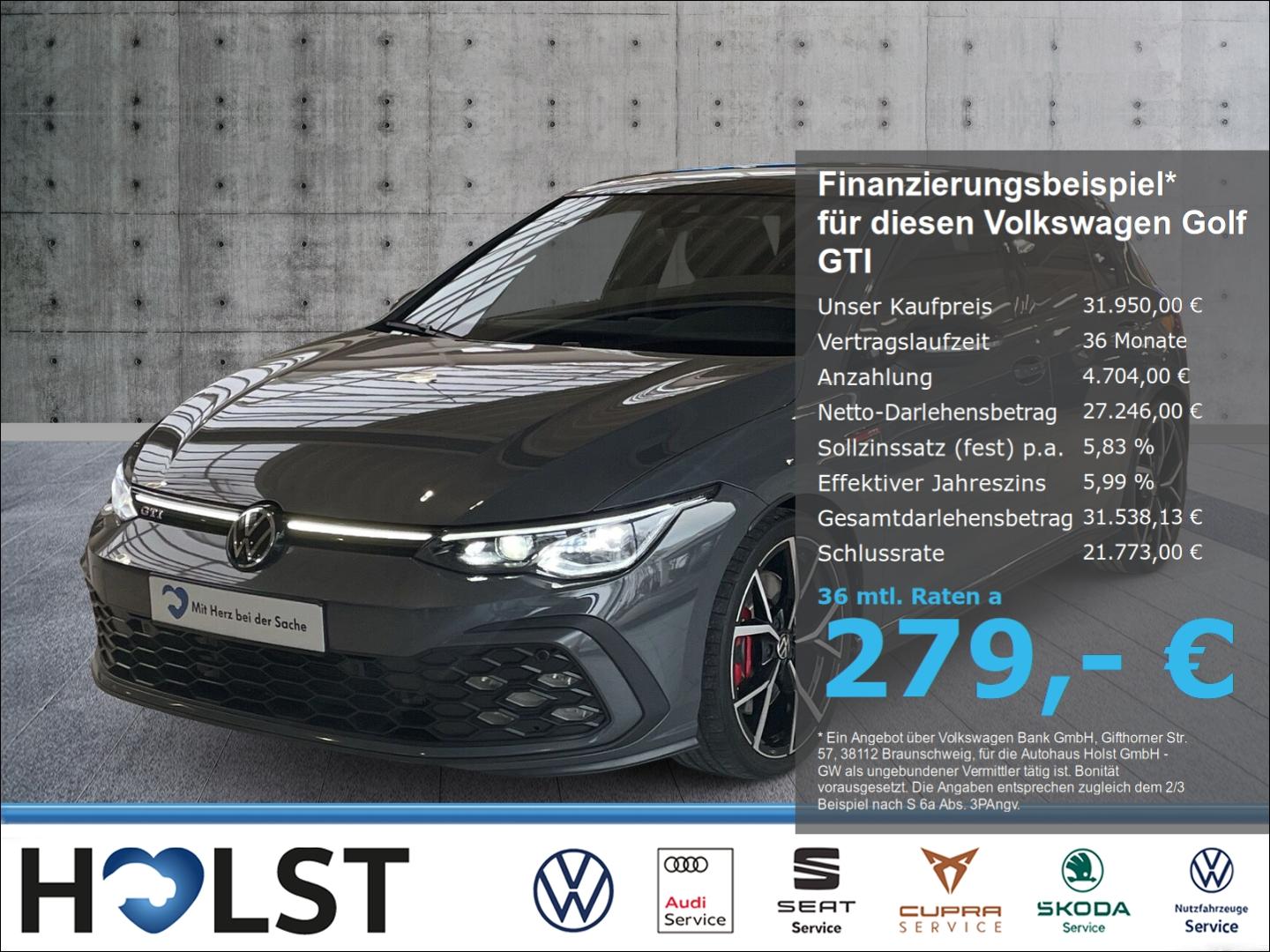 Volkswagen Golf GTI VIII Pano Stdhz. Navi 19 Matrix Kamera 