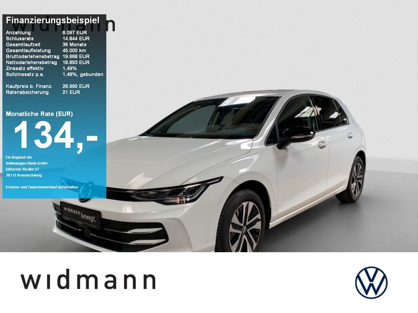 Volkswagen Golf ENERGY 1.5 eTSI 115 PS DSG ACC Kamera foto 1