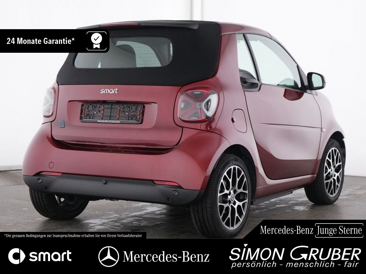 Fahrzeugabbildung Smart smart fortwo EQ Cabrio Excl. Leder Carbon 22KW