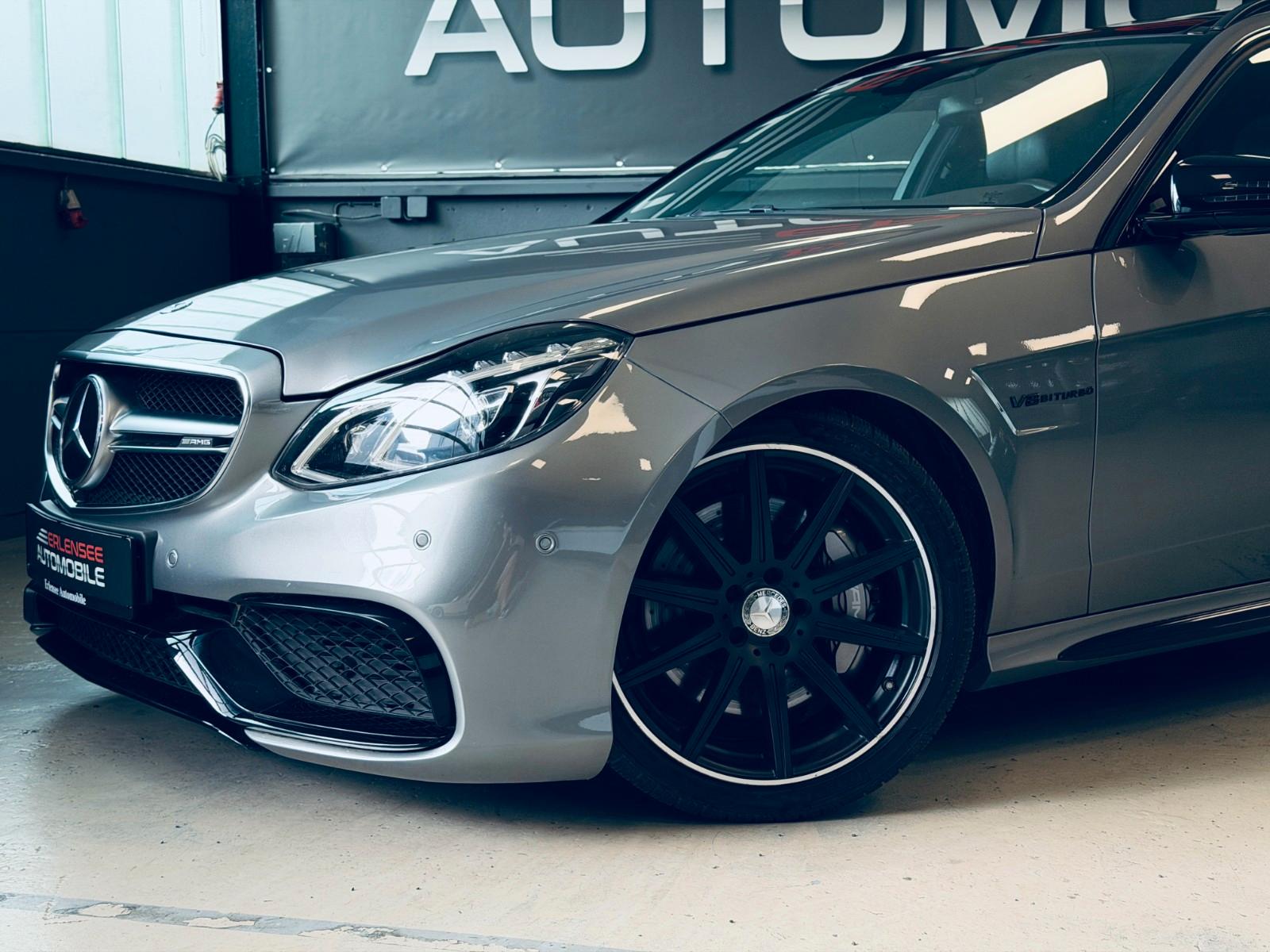 MERCEDES-BENZ E 63 T AMG V8 5.5 557ch 4MATIC BVA Toit pano Caméra 360 TV Sièges chauffants cuir Historique présent
