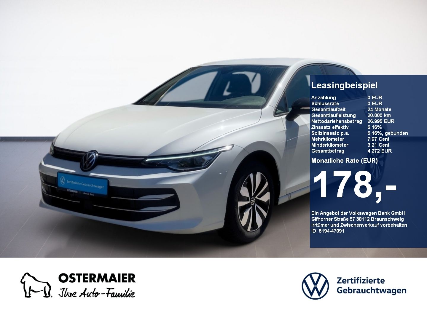 Volkswagen Golf VIII GOAL 1.5eTSI 150PS DSG ACC.AHK.KAMERA.