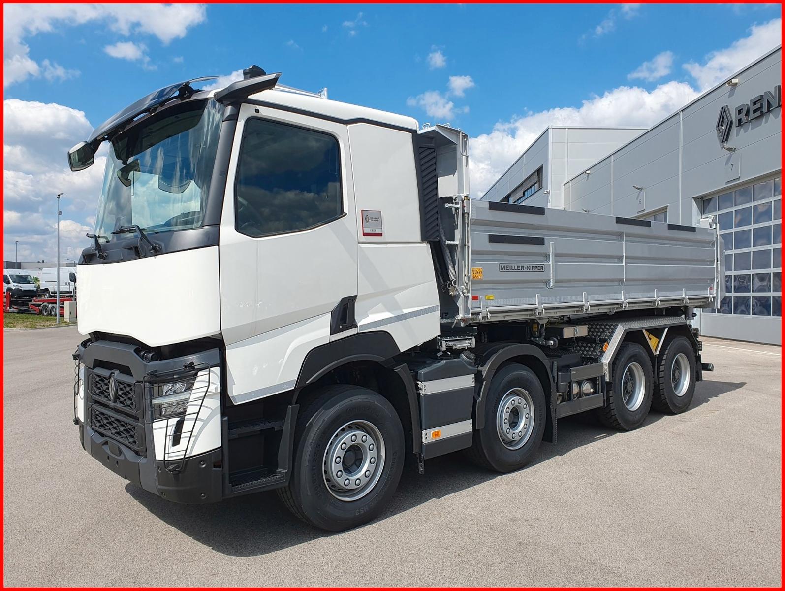 Renault C520 8x4 GESTEINSKIPPER MEILLER/RETARDER/KLIMA