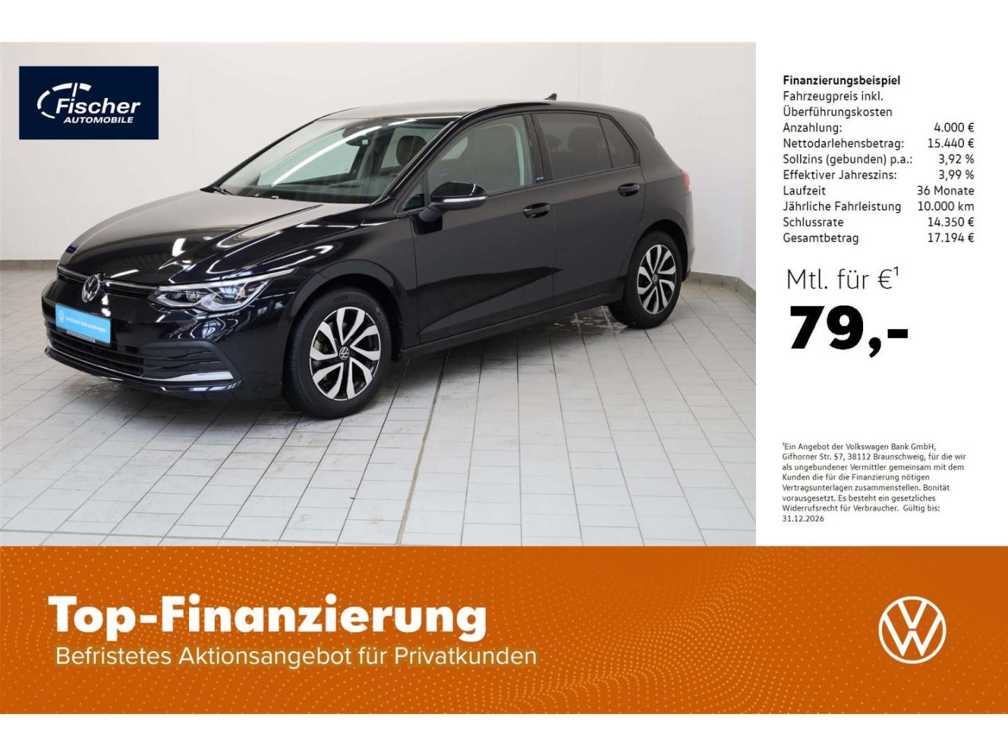 Volkswagen Golf 1.5 TSI Active 6-Gg Std.Hz./LED/NAV/HUD/RFK