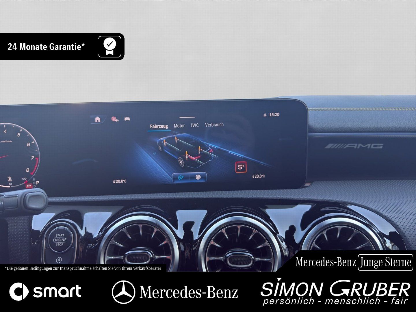 Fahrzeugabbildung Mercedes-Benz CLA 45 S 4M+ AMG Aero Burm Pano HUD Perfo Sitze