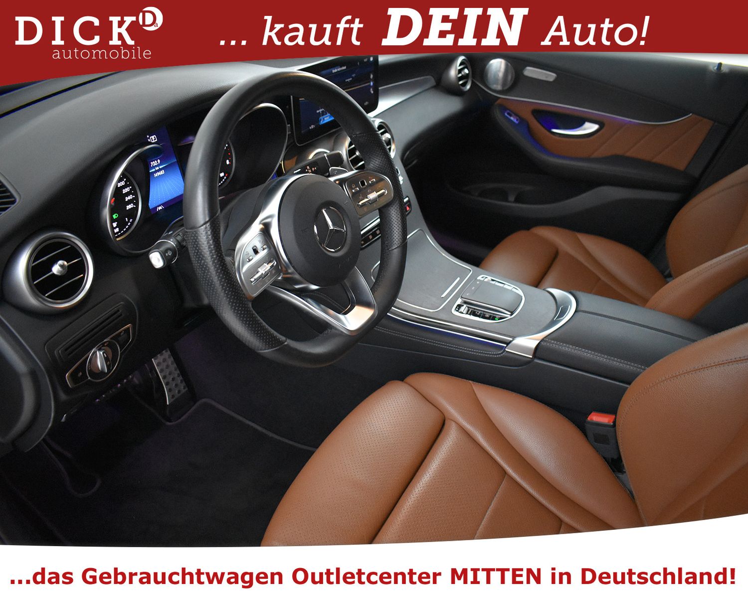 MERCEDES-BENZ GLC300d 4M AMG Line NIGHT+BURMES+STDHZ+AHK+MUTIB - Image 11