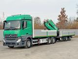Mercedes-Benz ACTROS 2645 * FASSI F345.24 + FUNK + Anhänger - Autotransporter Anhänger