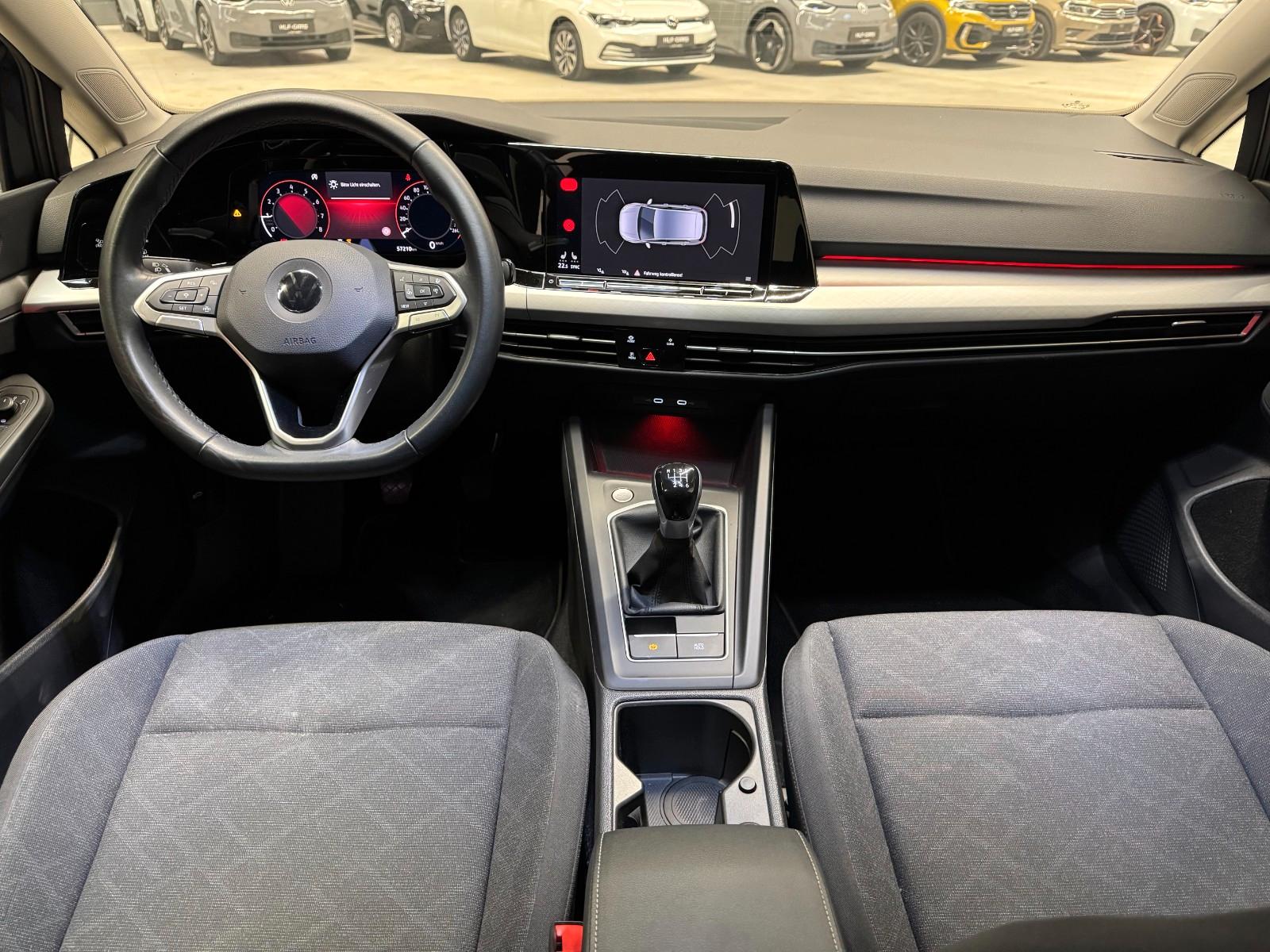 Volkswagen Golf VIII 1.5 TSI LIFE*SHZ*LED+*AMBIENTE*NAVI*, миниатюра 9