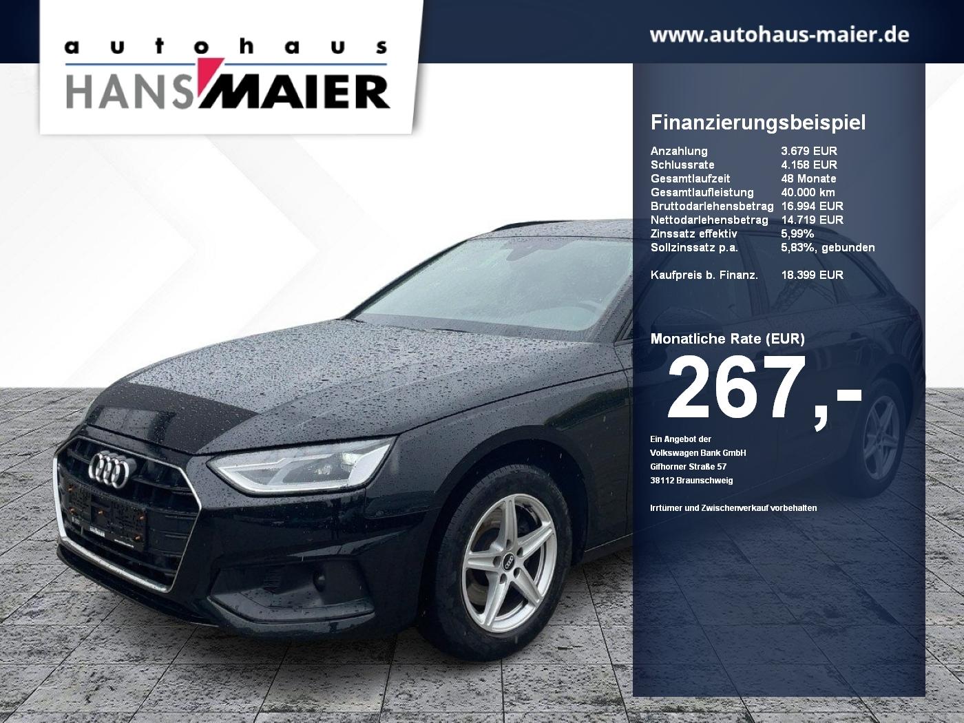 Audi A4 Avant 35 TFSI basis Navi PDC Kam. 8fach