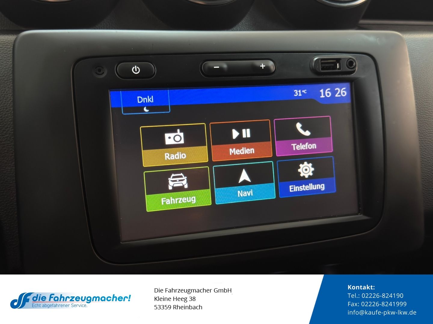 Fahrzeugabbildung Dacia Duster II Prestige 4WD Navi ACC Apple CarPlay An