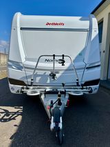 Dethleffs NOMAD 490 EST - Heckbad und Styling Paket -  VB - Dethleffs Wohnwagen 490