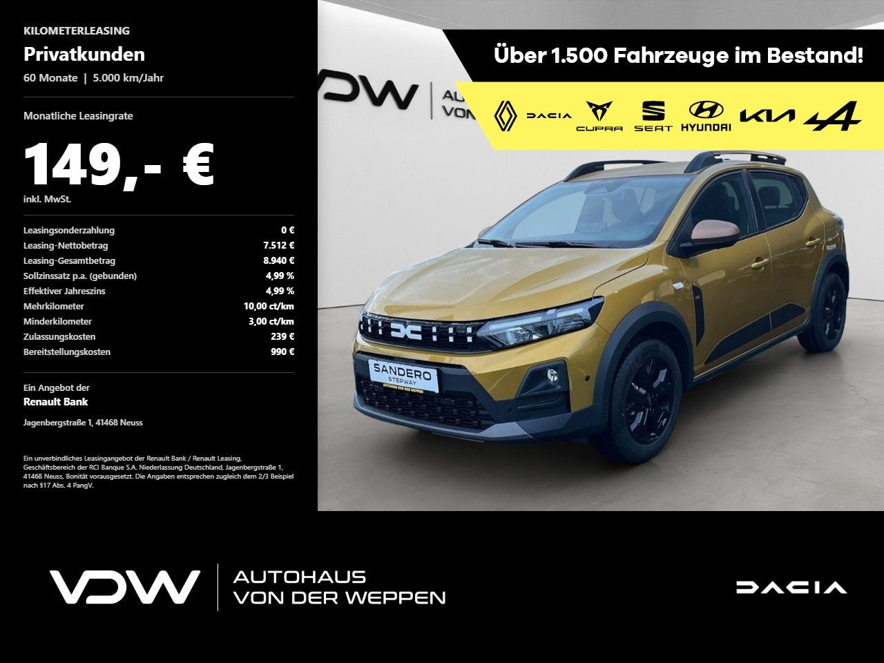Dacia Sandero Stepway Extreme TCe 110