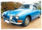 Volkswagen Karmann Ghia Typ 14 Cabrio in blau, H Kennz. - Volkswagen Karmann Ghia: Cabrio