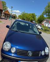 Volkswagen VW Polo 1.2 blau Benziner - Volkswagen Polo aus 2003 mit Benzin-Antrieb: Kleinwagen, Klimaanlage, 1.2