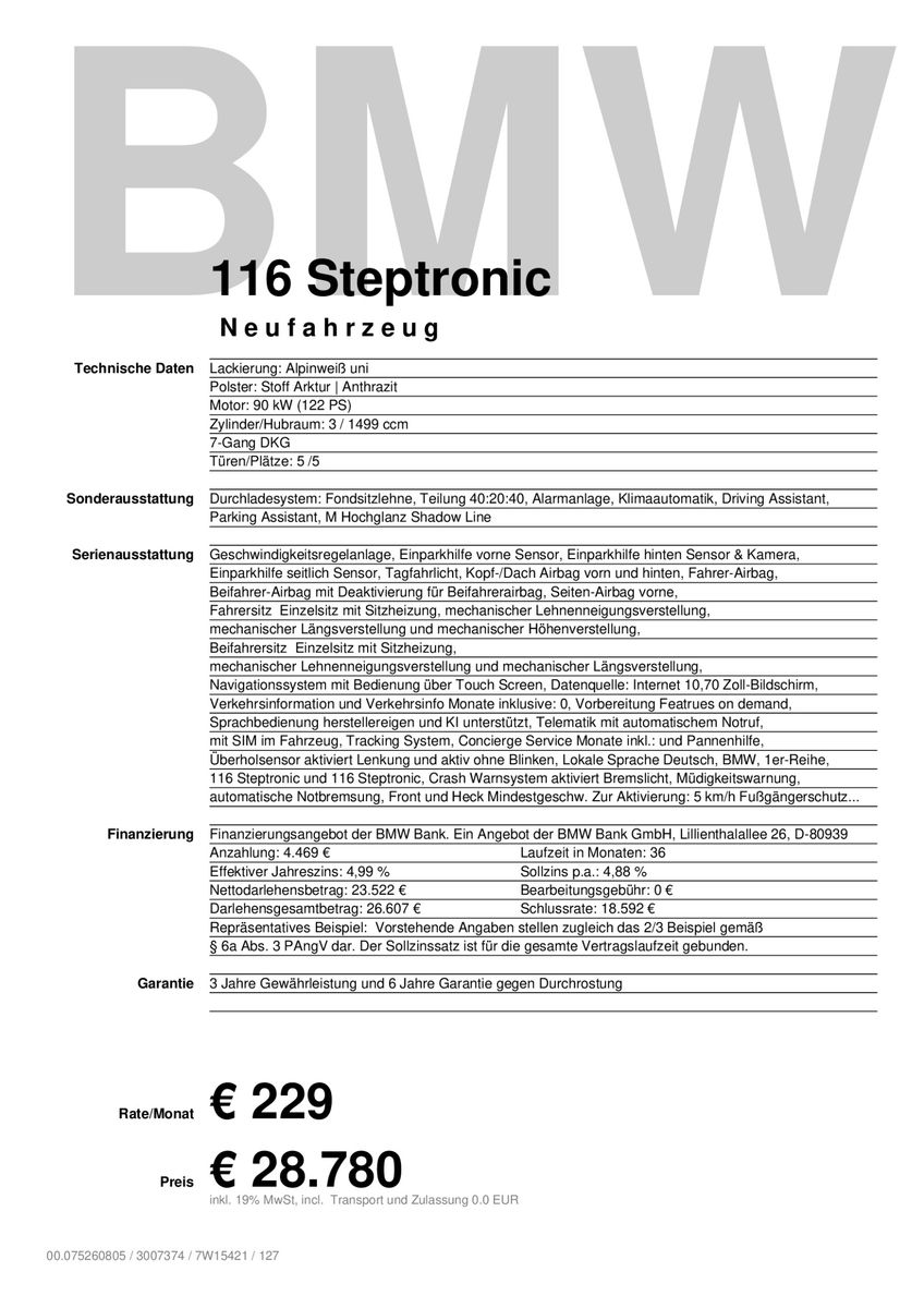 BMW 116 - Bild 4