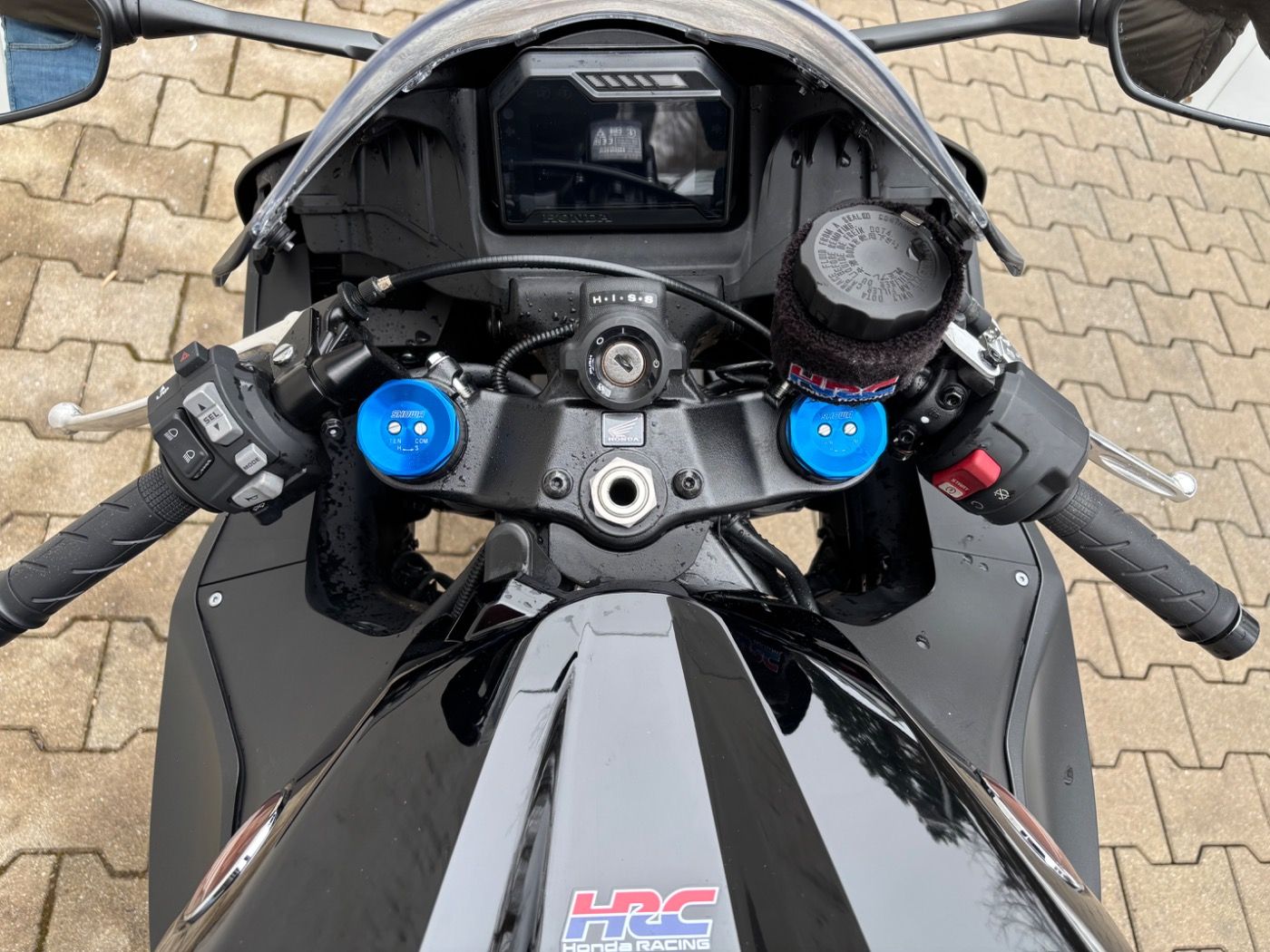 Fahrzeugabbildung Honda CBR 600 RR kurzer Kennzeichenhalter