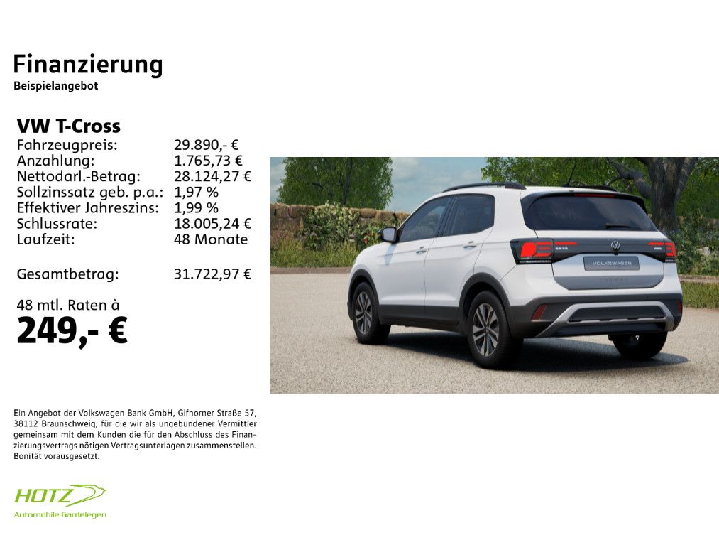 Volkswagen T-Cross 1.0 TSI DSG ENERGY Ganzjahresreifen LED foto 2