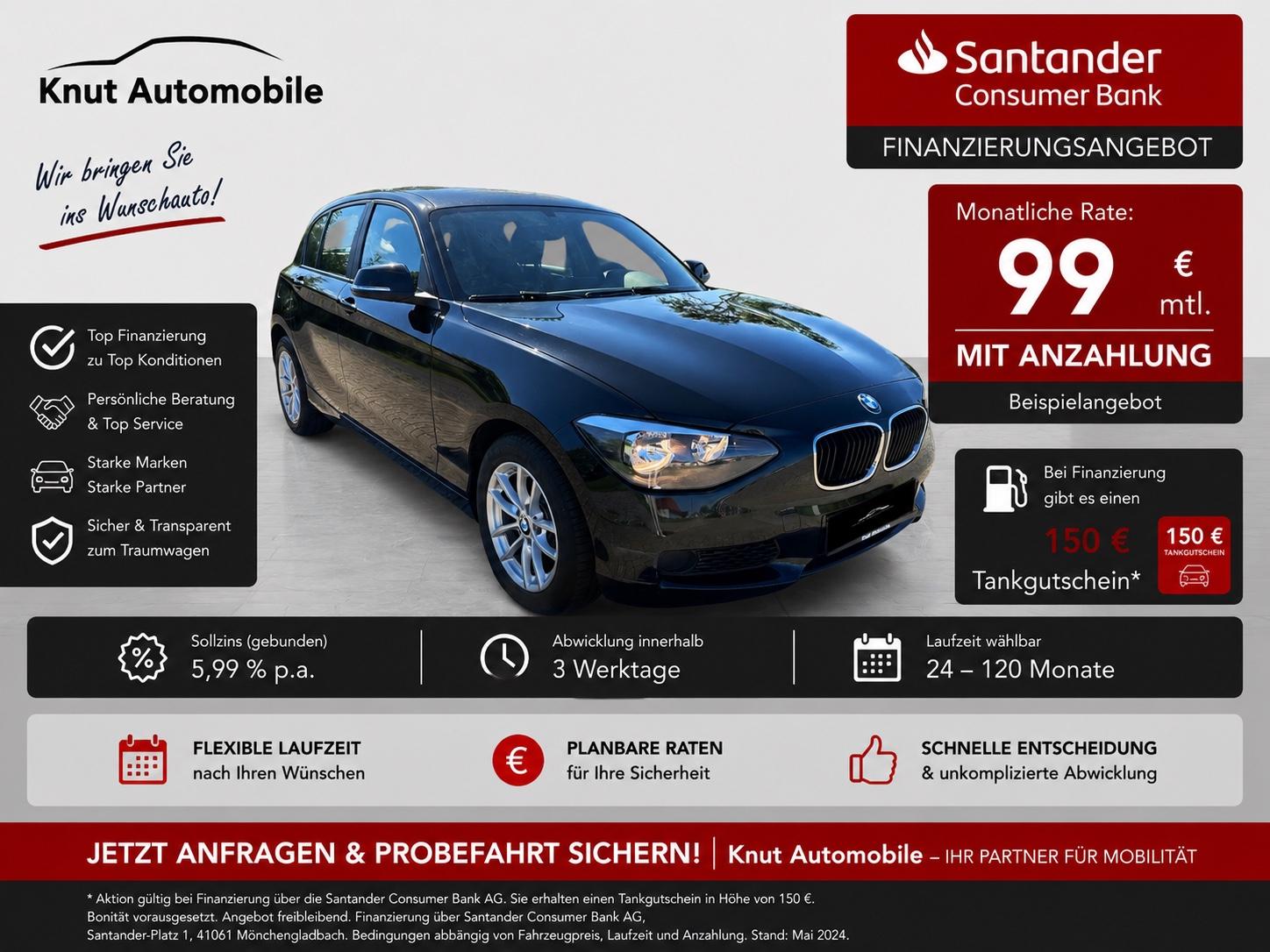BMW 116 1.6 *2.Hd*SitzH*Garantie*8Fach*Scheckheft*
