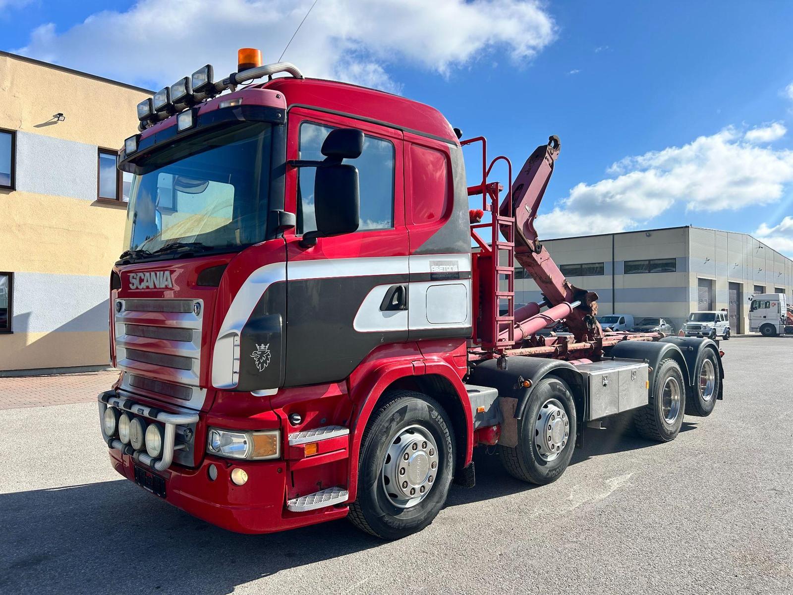 Scania R500 8x2*4 EURO3 + HOOKLIFT 20T + ROPSON