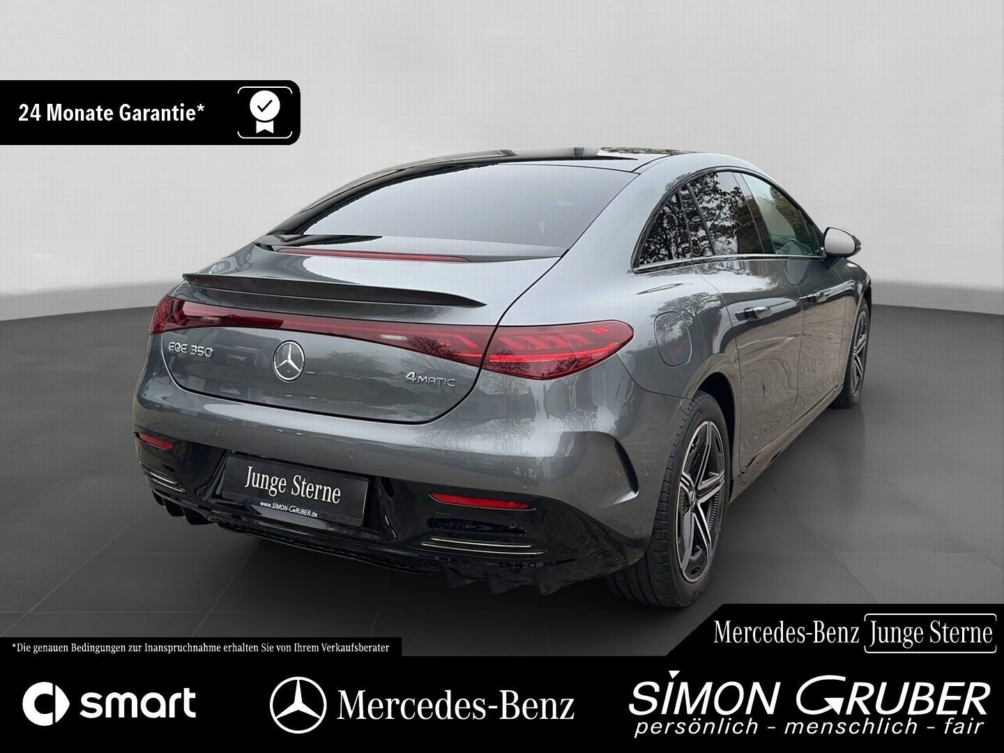 Fahrzeugabbildung Mercedes-Benz EQE 350 4M AMG Int/Ext Pano WP Distronic Md2024