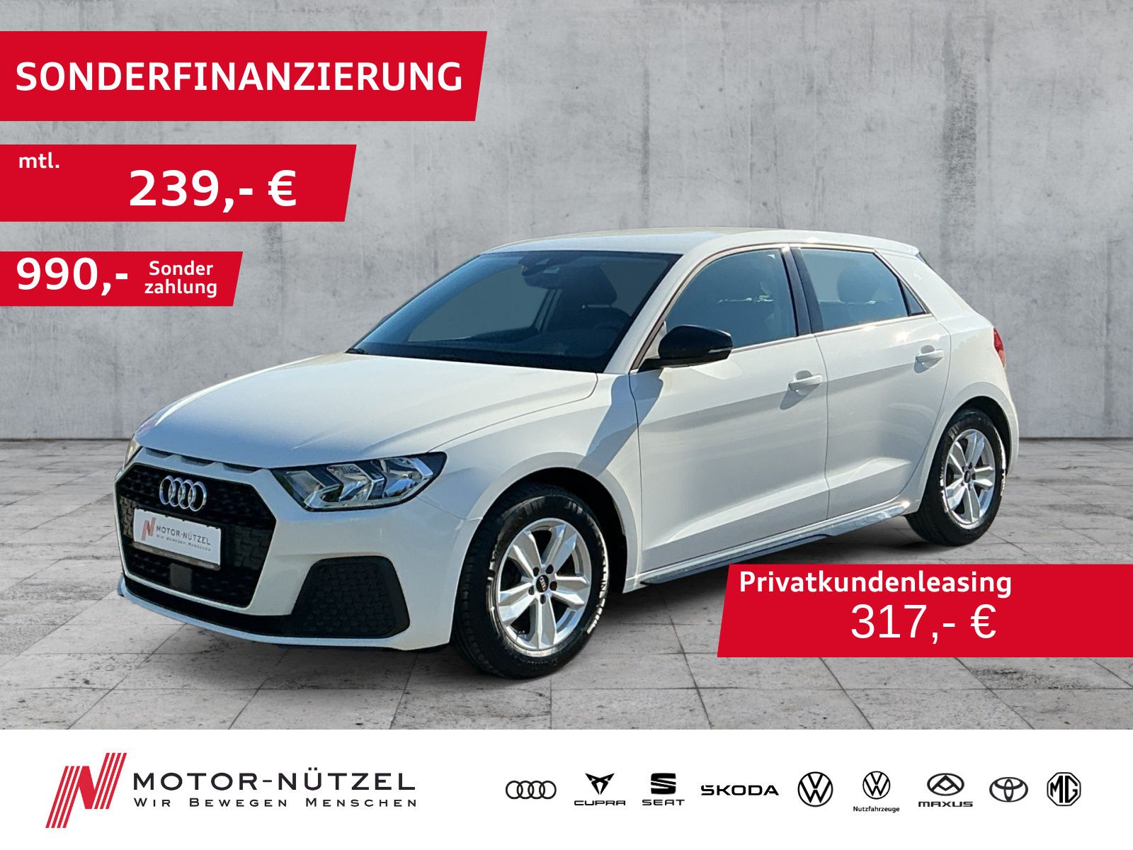Audi A1 Sportback 30 TFSI PDC+SHZ+DAB+BLUETOOTH+15"LM